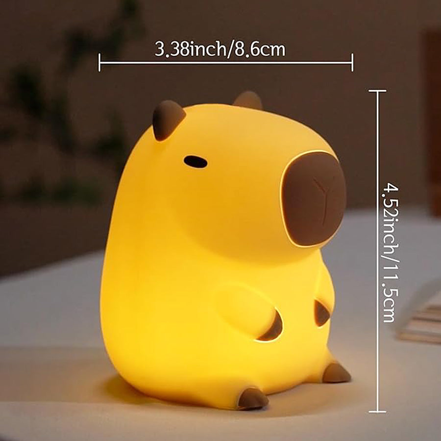 Squishy Night Light - Cinnamon The Capybara