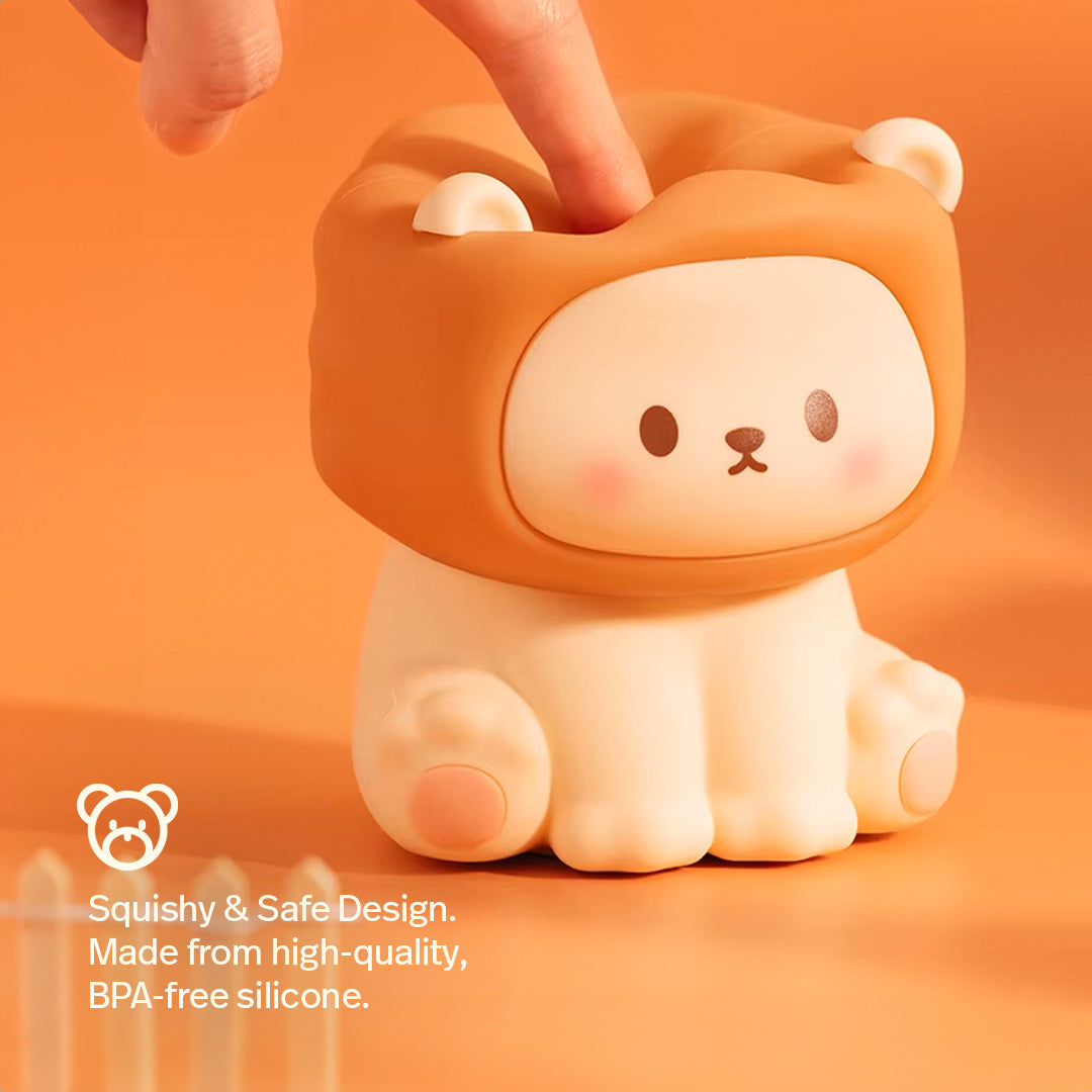 Squishy Night Light - Leo The Lion