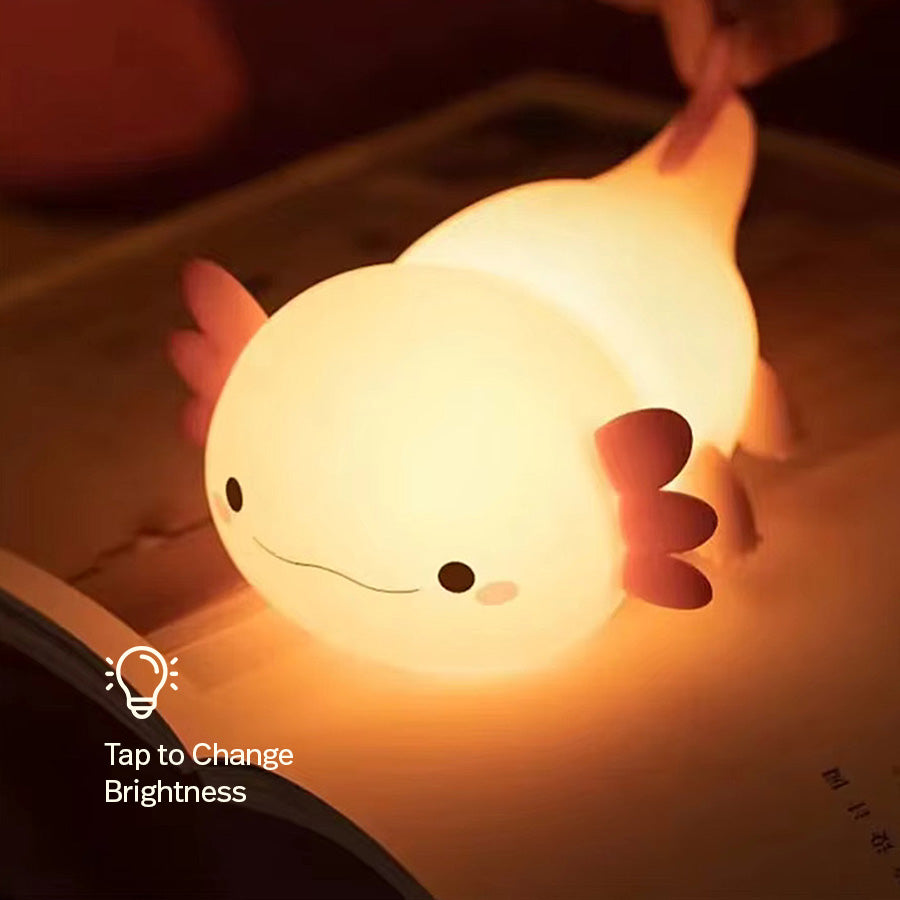 Squishy Night Light - Bubbles The Axolotl