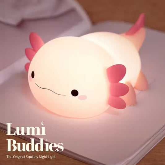 Squishy Night Light - Bubbles The Axolotl