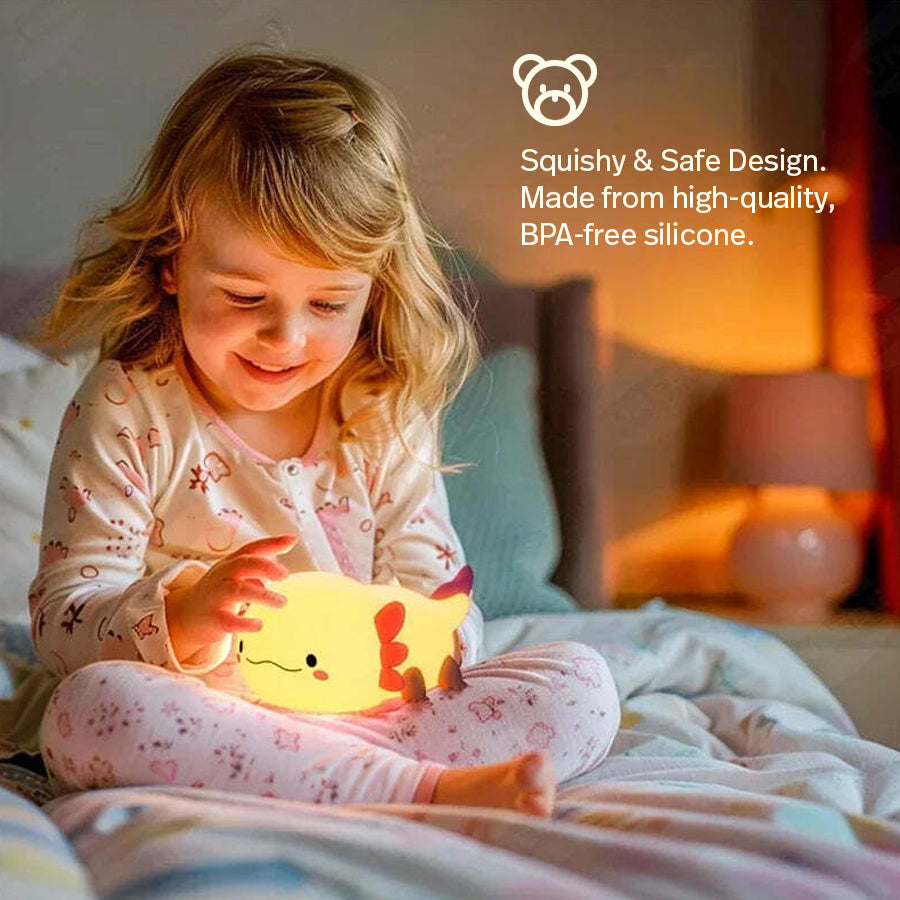 Squishy Night Light - Bubbles The Axolotl