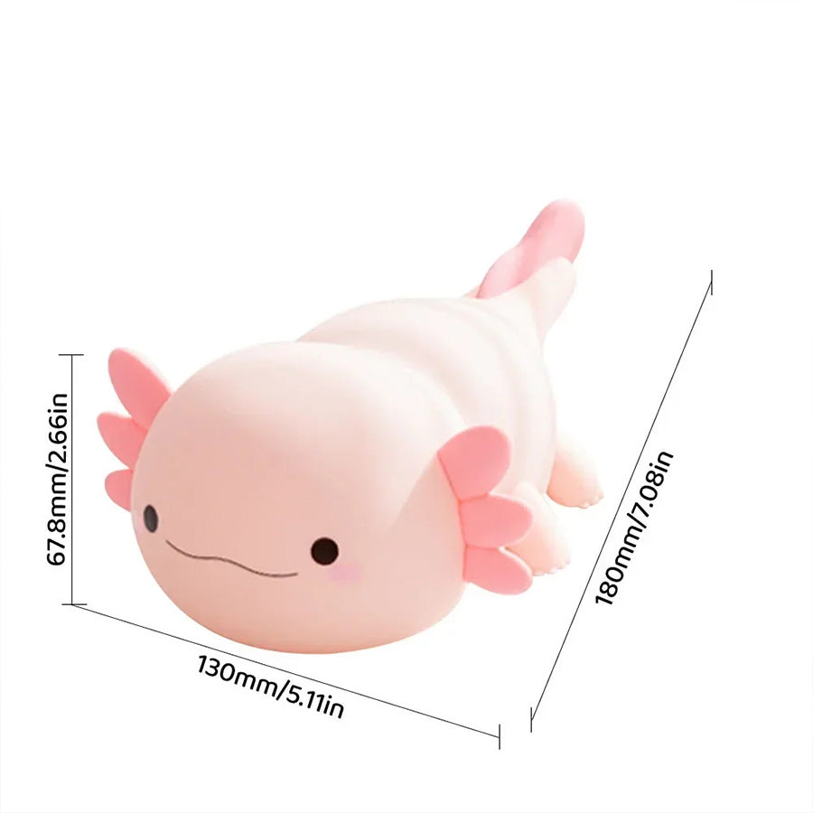 Squishy Night Light - Bubbles The Axolotl