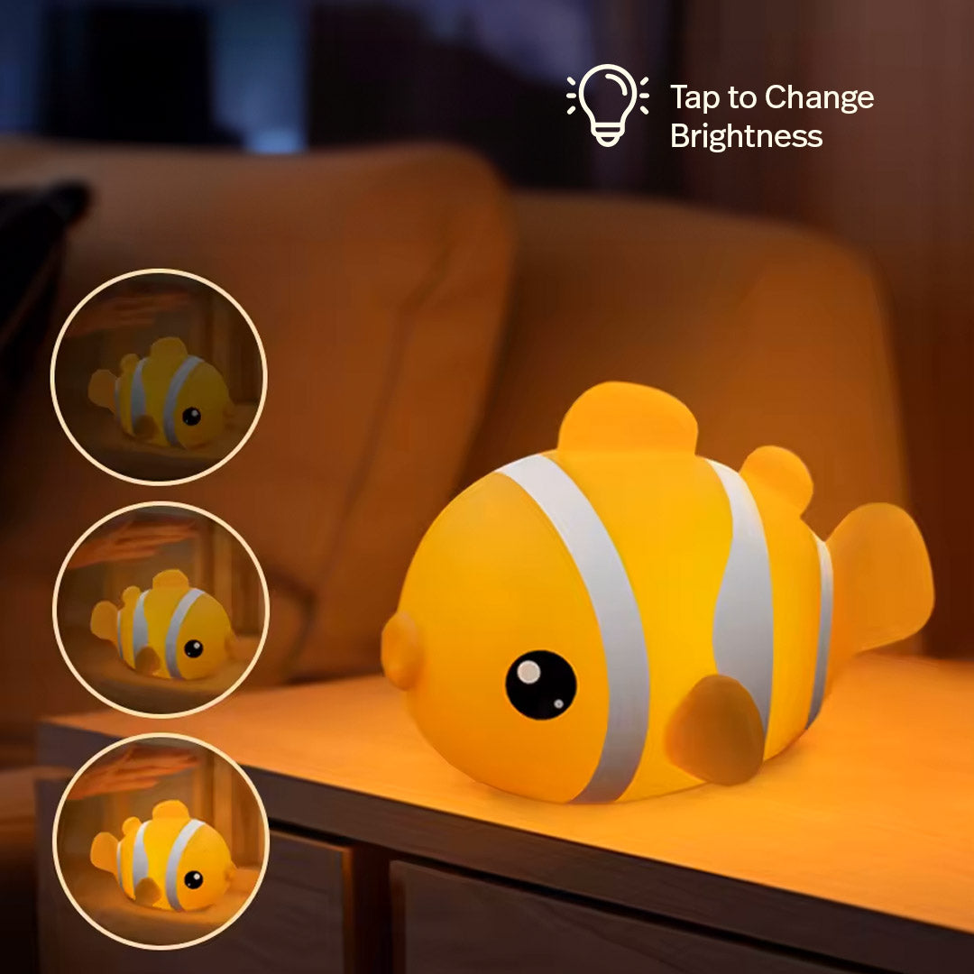 Squishy Night Light - Coral The Clownfish