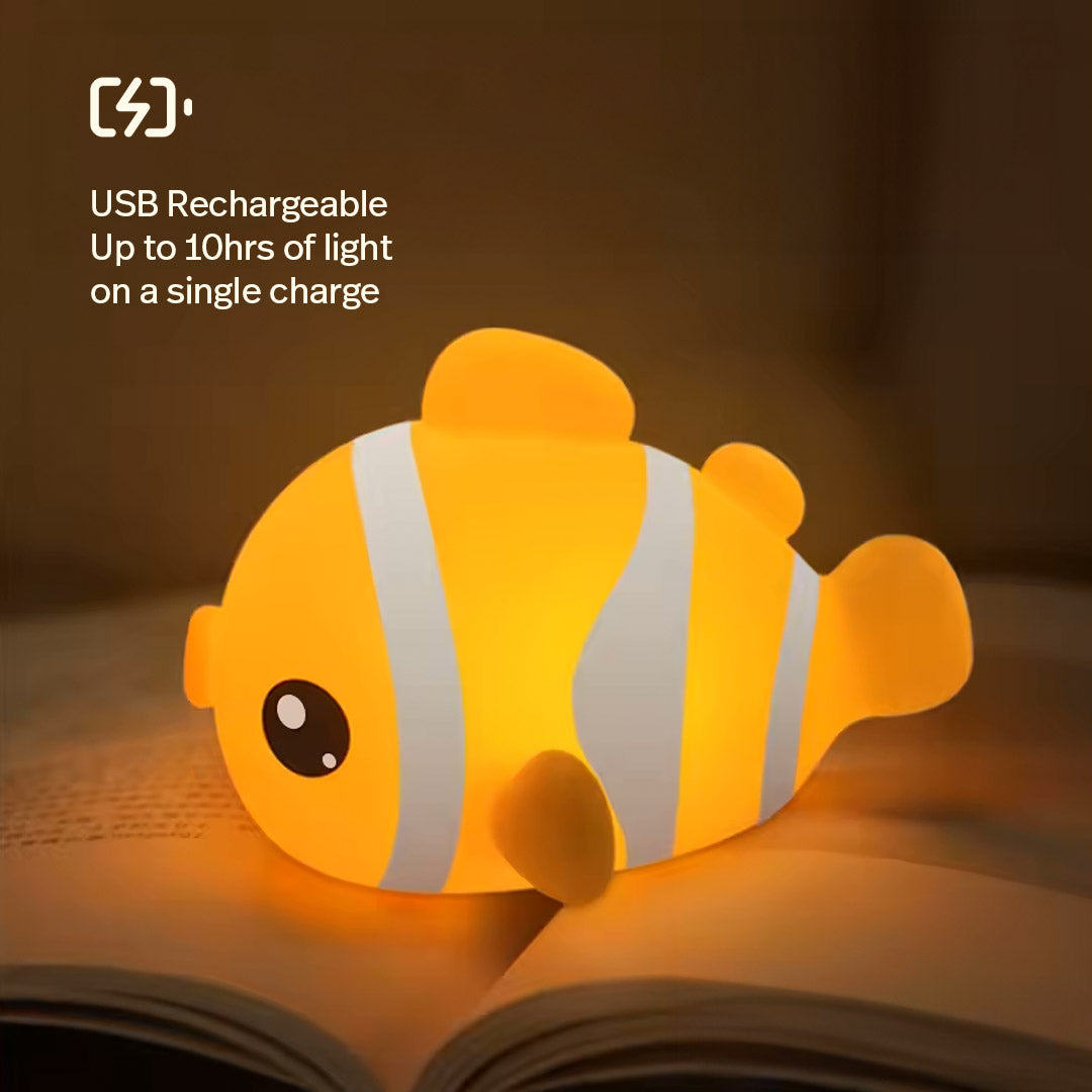 Squishy Night Light - Coral The Clownfish